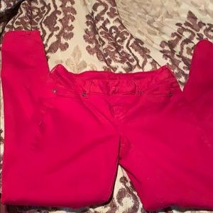Maurice red jeggings